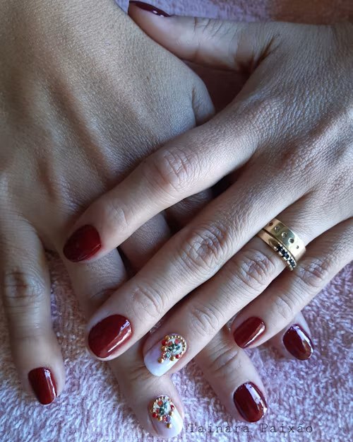 ボルドーとジュエルアクセント